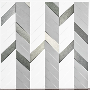 Versatile 3D Wall Panel: No. 5 3D model image 1 