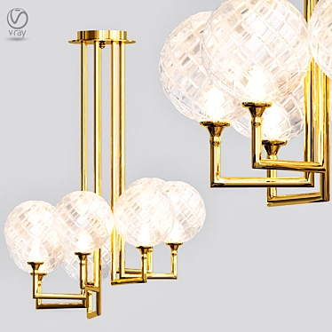 Elegant Illogical Joy Chandelier 3D model image 1 