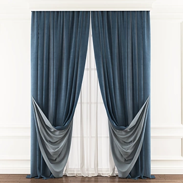 Versatile Curtain Solution 3D model image 1 