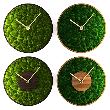 Title: MossTime: Innovative Moss-Stabilized Watch 3D model image 1 