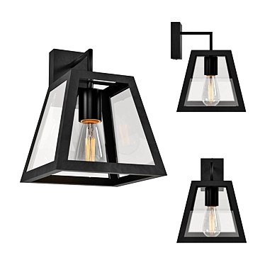 EGLO AMESBURY Wall Luminaire 3D model image 1 