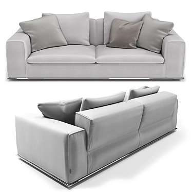 Sormani Vanity Sofa: Stylish and Versatile 3D model image 1 