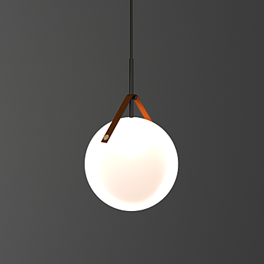 Sleek Senekta Pendant Lamp 3D model image 1 