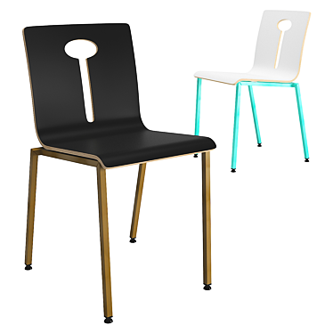 SIF 333 Chair: Stylish & Sturdy Seating 3D model image 1 