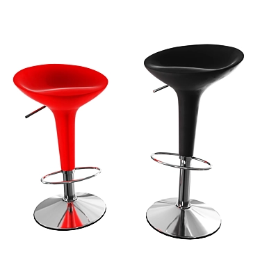 Elegant and Sleek Bombo Stool 3D model image 1 