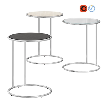 Elegant Capella Coffee Table 3D model image 1 