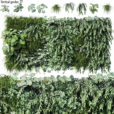 Greenery Oasis: Vertical Garden 27 3D model image 1 