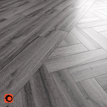 Skogen Dark Grey Floor Tile 3D model image 1 
