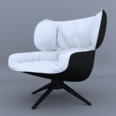 Modern B&B Italia Tabano Armchair 3D model image 1 