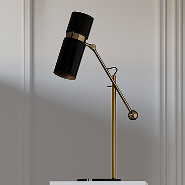 Elegant KOBE Table Lamp: Stylish Illumination 3D model image 1 