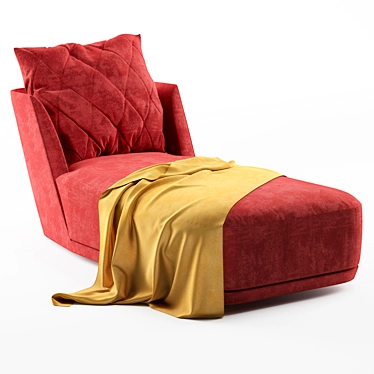 Elegant Grace Alberta Chaiselongue 3D model image 1 