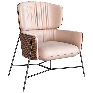 Elegant Caristo Armchair by SP01 3D model image 1 