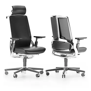 ErgoChic Office Chair 3D model image 1 