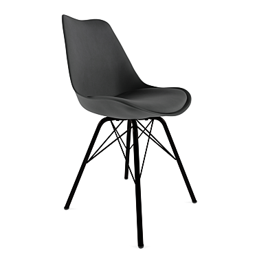 Modern Otto Dining Chair: Stylish, Sturdy, and Versatile 3D model image 1 