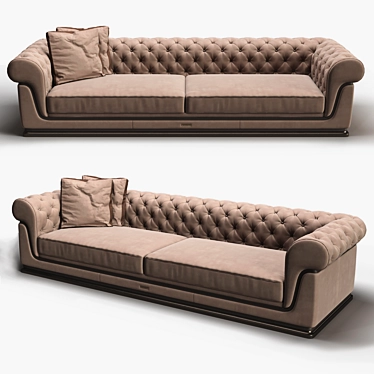 Elegant Visionnaire Chester Doney Sofa 3D model image 1 