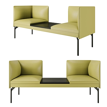 Modular Sofa Toronto - Flexible and Stylish 3D model image 1 