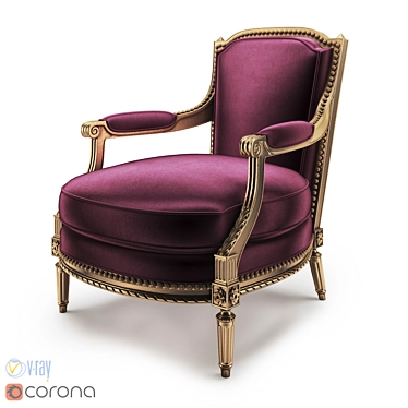 Pozzoli SX-161: Luxurious Comfort 3D model image 1 