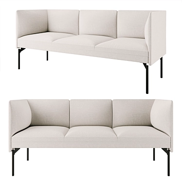 Modular Toronto Sofa - Flexible and Stylish Solution 3D model image 1 