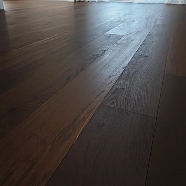 Tahiti Oak Wooden Flooring: Natural Elegance 3D model image 1 