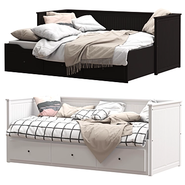 IKEA HEMNES Daybed - Stylish and Versatile Bed 3D model image 1 