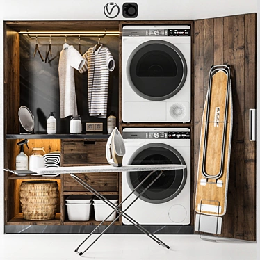 Laundry Decor Bundle - Gorenje 3D model image 1 