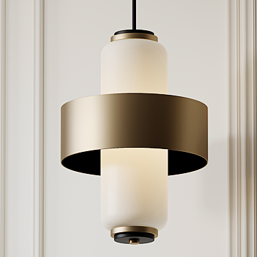 Luxury Melrose Pendant by Bullard 3D model image 1 