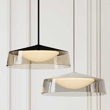 Masque Grande Pendant: Contemporary Lighting by Tech Lighting 3D model image 1 