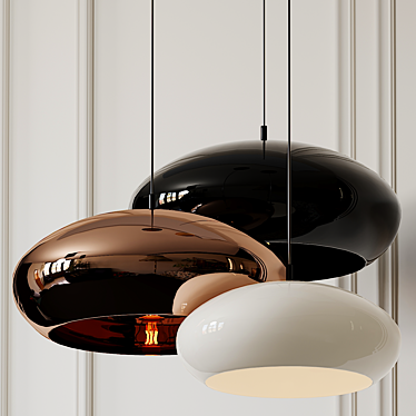 Capella Pendant: Elegant Lighting Solution by Viso 3D model image 1 