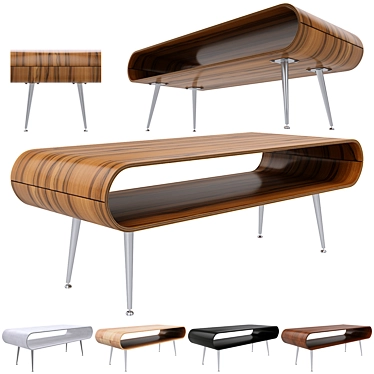 Title: Multifunctional 5-Material Coffee Table 3D model image 1 