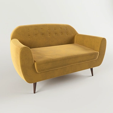 Rotterdam Sofa: Style Meets Comfort 3D model image 1 