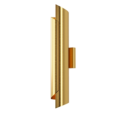 Elegant Brass Sconce at Pikartlights! 3D model image 1 