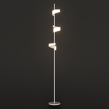 TSUNAMI 6657: Stylish LED Floor Lamp 3D model image 1 