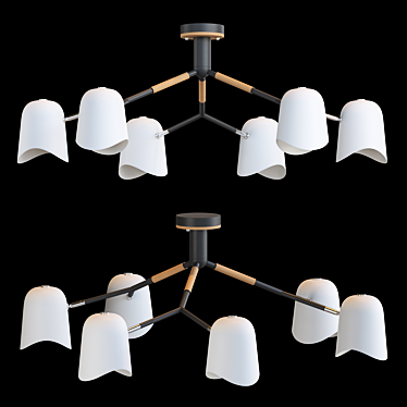 Stylish NOTCH 6 Lamp - Perfect Lighting Solution 3D model image 1 