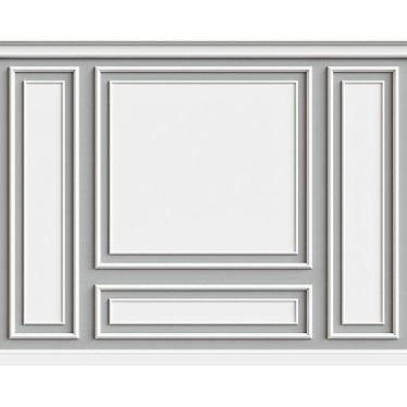 3D Wall Moulding Designs 3D model image 1 