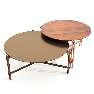 Modern Elegance: Ciranda Coffee Table 3D model image 1 