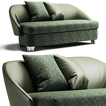 Sleek Lawson Sofa by Minotti 3D model image 1 