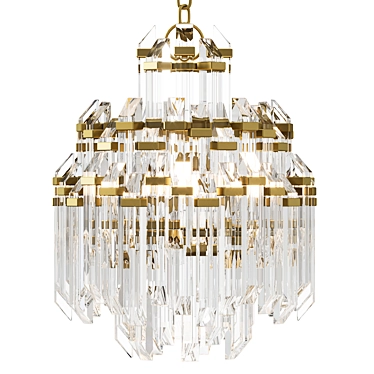 ADELE Waterfall Chandelier 3D model image 1 