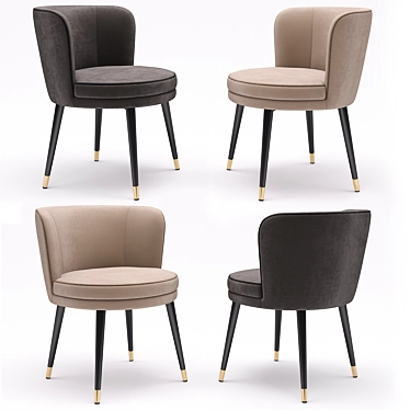Eichholtz Grenada Dining Chair - Elegant and Stylish 3D model image 1 