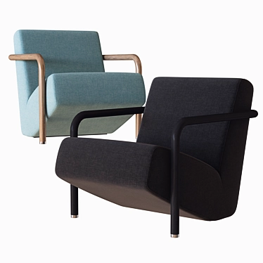 Dreamy Comfort - Lullaby Lounge Chair 3D model image 1 