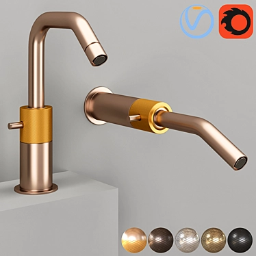 Titanium Watermark Collection: Sophisticated Elegance 3D model image 1 