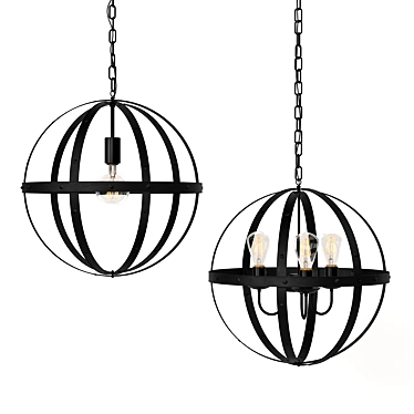 EGLO BARNABY Pendant Light 3D model image 1 