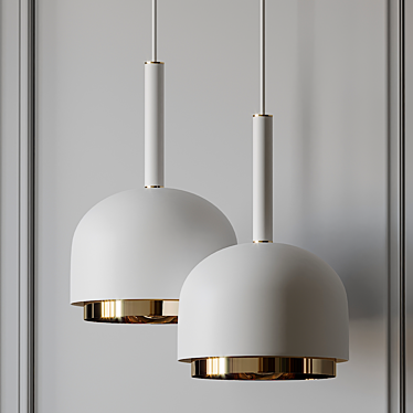 Modern Dani Pendant Light 3D model image 1 