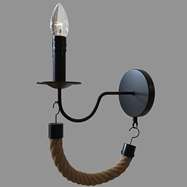 Modern Wall Lamp MARSIGLIA - Sleek Design & Elegant Lighting 3D model image 1 