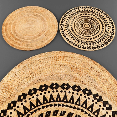 Froy Rugs: Timeless Elegance 3D model image 1 