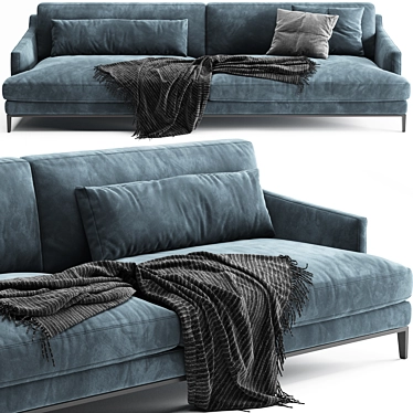 Modern Poliform Bellport Sofa 3D model image 1 