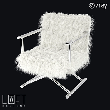Modern Armchair LoftDesigne 30608 3D model image 1 