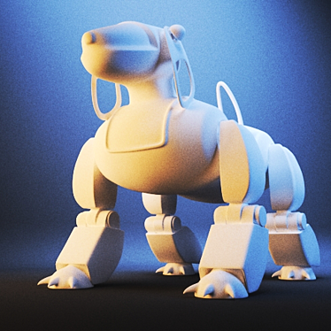 Smart Pup: Your Robotic Companion 3D model image 1 