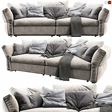Sleek Flexform Newbridge: Modern Design & Superior Craftsmanship 3D model image 1 