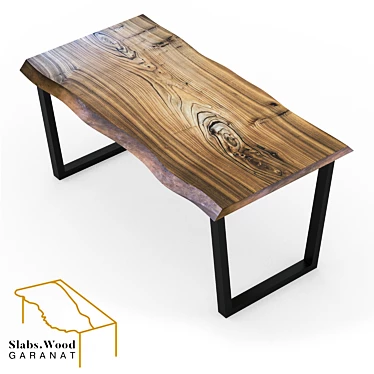 Table from Slab with "living Edge"