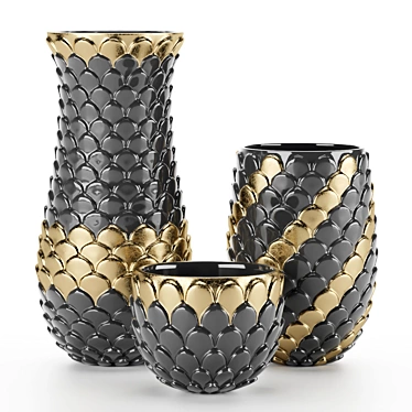 artichoke pattern vases